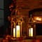 Glitzhome&#xAE; Farmhouse Natural Wooden Church Window Frame Lanterns, 2ct.
